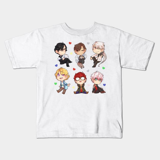 Mystic Messenger Kids T-Shirt by Blimpcat